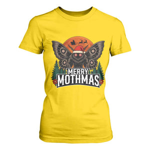 Mothman T Shirt For Women Holiday Humor Merry Mothmas Cryptid Gift TS12 Daisy Print Your Wear