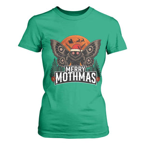Mothman T Shirt For Women Holiday Humor Merry Mothmas Cryptid Gift TS12 Irish Green Print Your Wear