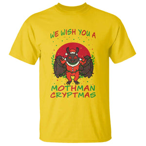 Mothman Christmas T Shirt We Wish You A Mothman Cryptmas Funny Christmas Gift TS12 Daisy Print Your Wear