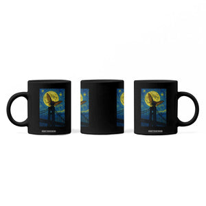 Mothman Starry Night Coffee Mug Van Gogh Cryptid Gift TS12 Print Your Wear