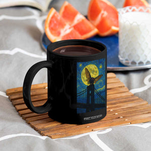 Mothman Starry Night Coffee Mug Van Gogh Cryptid Gift TS12 Print Your Wear