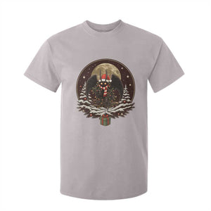 Mothman In Christmas Night T Shirt For Kid Funny Cryptid Gift TS12 Ice Gray Print Your Wear