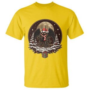 Mothman In Christmas Night T Shirt Funny Cryptid Gift TS12 Daisy Print Your Wear