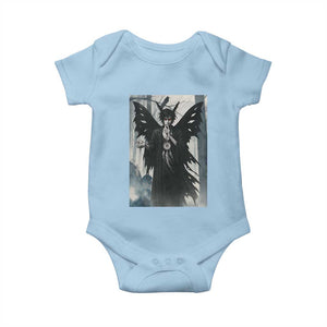 Mothman Sandman Baby Onesie Gothic Horror Fan Gift TS12 Light Blue Print Your Wear