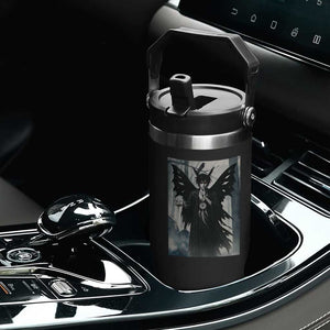 Mothman Sandman Flip Straw Tumbler Gothic Horror Fan Gift TS12 Print Your Wear