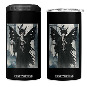 Mothman Sandman 4 in 1 Can Cooler Tumbler Gothic Horror Fan Gift TS12 One Size: 16 oz Black Print Your Wear