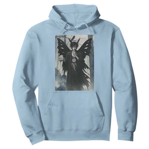 Mothman Sandman Hoodie Gothic Horror Fan Gift TS12 Light Blue Print Your Wear