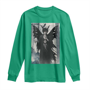 Mothman Sandman Long Sleeve Shirt Gothic Horror Fan Gift TS12 Irish Green Print Your Wear