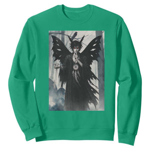 Mothman Sandman Sweatshirt Gothic Horror Fan Gift TS12 Irish Green Print Your Wear