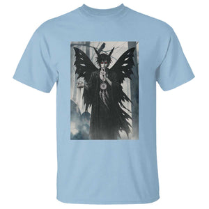Mothman Sandman T Shirt Gothic Horror Fan Gift TS12 Light Blue Print Your Wear