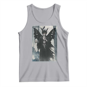 Mothman Sandman Tank Top Gothic Horror Fan Gift TS12 Athletic Heather Print Your Wear
