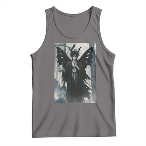 Mothman Sandman Tank Top Gothic Horror Fan Gift TS12 Deep Heather Print Your Wear