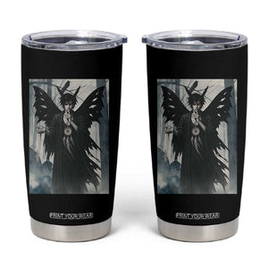 Mothman Sandman Tumbler Cup Gothic Horror Fan Gift TS12 Black Print Your Wear