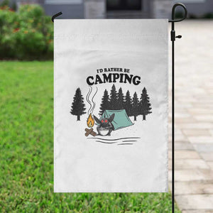 Mothman Garden Flag Id Rather Be Camping Funny Cryptid Gift TS12 Print Your Wear
