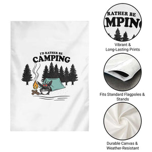 Mothman Garden Flag Id Rather Be Camping Funny Cryptid Gift TS12 Print Your Wear