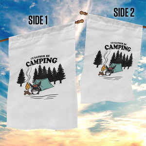 Mothman Garden Flag Id Rather Be Camping Funny Cryptid Gift TS12 Print Your Wear