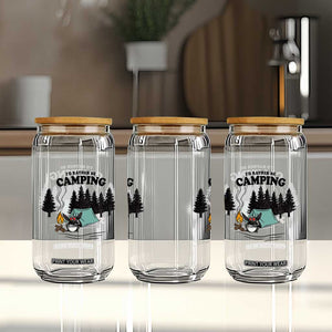 Mothman Glass Can Id Rather Be Camping Funny Cryptid Gift TS12 Print Your Wear