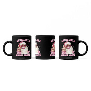 Funny Santa Says Womens Rights Coffee Mug Feminist Activist Christmas Gift - Print Your Wear