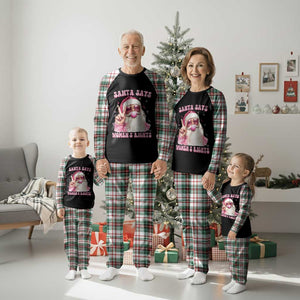 Funny Santa Says Womens Rights Plaid Pajama Set Feminist Activist Christmas Gift TS12 Christmas Plaid Print Your Wear