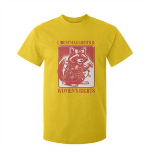 Christmas Lights And Womens Rights T Shirt For Kid Raccoon Female Rage Holiday Gift TS12 Daisy Print Your Wear