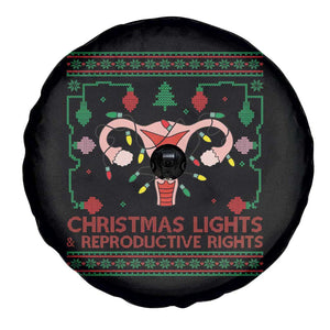 Christmas Lights And Reproductive Rights Spare Tire Cover Xmas Feminist Supporter Gift TS12 Print Your Wear