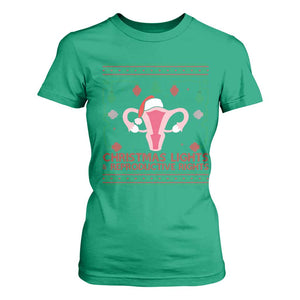 Christmas Lights And Reproductive Rights Ugly Christmas T Shirt For Women Feminist Holiday Gift TS12 Irish Green Print Your Wear
