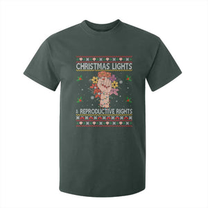 Funny Feminist Lights And Reproductive Rights T Shirt For Kid Ugly Christmas Gift TS12 Dark Forest Green Print Your Wear