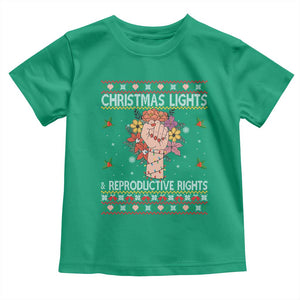 Funny Feminist Lights And Reproductive Rights Toddler T Shirt Ugly Christmas Gift TS12 Irish Green Print Your Wear