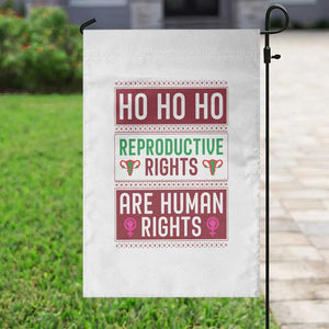 Funny Christmas Feminist Gift Garden Flag Reproductive Rights Are Human Rights TS12 Print Your Wear