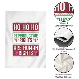 Funny Christmas Feminist Gift Garden Flag Reproductive Rights Are Human Rights TS12 Print Your Wear