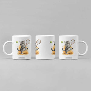 Funny Grumpy Cat Tennis Player Coffee Mug Gift For Tennis Fans TS12 Print Your Wear