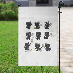 Funny Tennis Game Day Cat Garden Flag Tennis Player Gift TS12 Print Your Wear