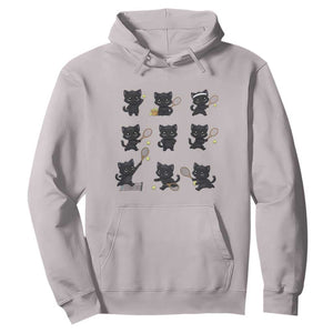 Funny Tennis Game Day Cat Hoodie Tennis Player Gift TS12 Ice Gray Print Your Wear