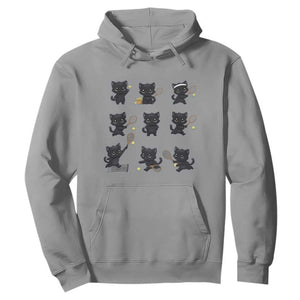 Funny Tennis Game Day Cat Hoodie Tennis Player Gift TS12 Sport Gray Print Your Wear