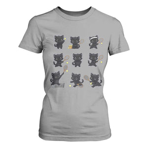 Funny Tennis Game Day Cat T Shirt For Women Tennis Player Gift TS12 Sport Gray Print Your Wear