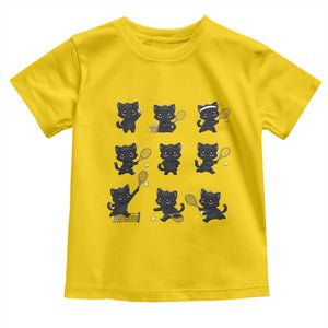 Funny Tennis Game Day Cat Toddler T Shirt Tennis Player Gift TS12 Daisy Print Your Wear