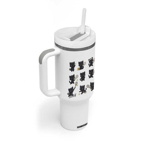 Funny Tennis Game Day Cat Tumbler With Handle Tennis Player Gift TS12 Print Your Wear