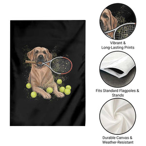 Funny Labrador Dog Playing Tennis Ball Garden Flag Pet Lover Gift TS12 Print Your Wear