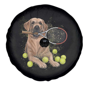 Funny Labrador Dog Playing Tennis Ball Spare Tire Cover Pet Lover Gift TS12 Print Your Wear