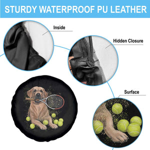Funny Labrador Dog Playing Tennis Ball Spare Tire Cover Pet Lover Gift TS12 Print Your Wear