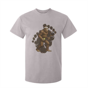 Funny Bigfoot Tennis Player T Shirt For Kid Folklore Cryptid Gift TS12 Ice Gray Print Your Wear