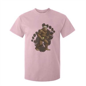 Funny Bigfoot Tennis Player T Shirt For Kid Folklore Cryptid Gift TS12 Light Pink Print Your Wear