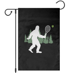 Funny Sasquatch Tennis Player Garden Flag Folklore Cryptid Gift TS12 Black Print Your Wear