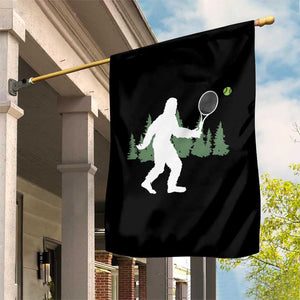 Funny Sasquatch Tennis Player Garden Flag Folklore Cryptid Gift TS12 Print Your Wear