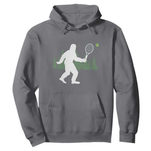Funny Sasquatch Tennis Player Hoodie Folklore Cryptid Gift TS12 Charcoal Print Your Wear