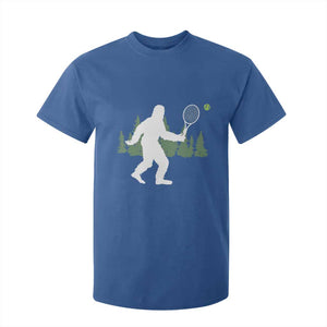 Funny Sasquatch Tennis Player T Shirt For Kid Folklore Cryptid Gift TS12 Royal Blue Print Your Wear