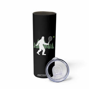 Funny Sasquatch Tennis Player Skinny Tumbler Folklore Cryptid Gift TS12 Print Your Wear