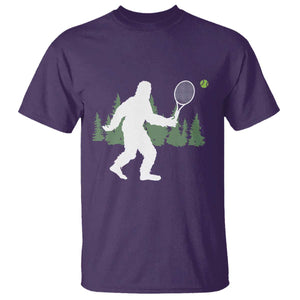 Funny Sasquatch Tennis Player T Shirt Folklore Cryptid Gift TS12 Purple Print Your Wear