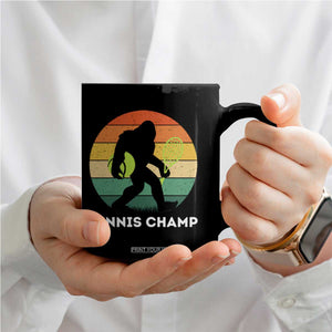 Vintage Retro Bigfoot Tennis Player Gift Coffee Mug Tennis Champ TS12 Print Your Wear