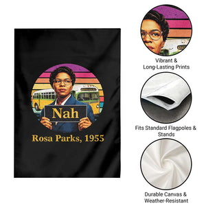 Rosa Parks Quote Garden Flag The Only Tired I Was Was Tired Of Giving In TS12 Print Your Wear